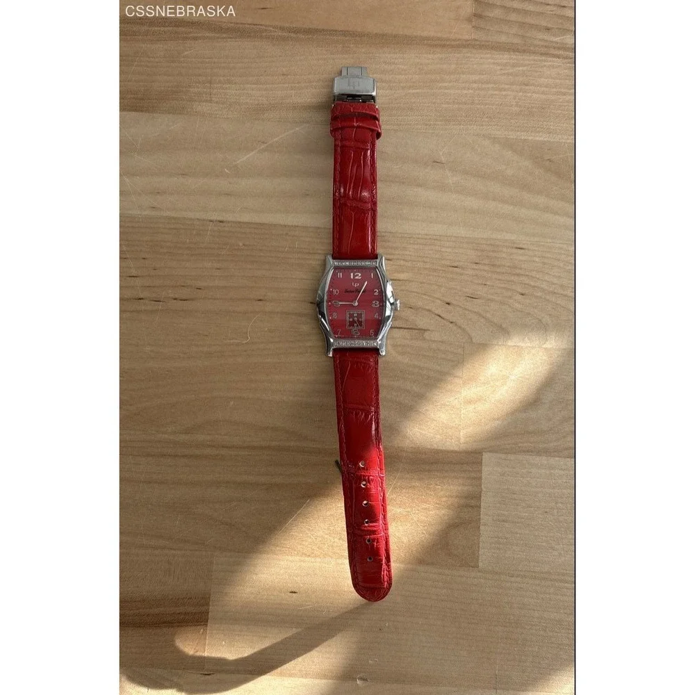 Lucien Piccard RED Women's‎ Watch Diamond Settings M9450RD